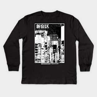 Shinjuku Tokyo Japan Kids Long Sleeve T-Shirt